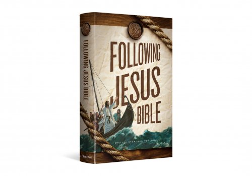 ESV Following Jesus Bible, Brown, Hardback