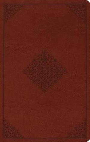 ESV Large Print Value Thinline Bible (TruTone, Tan, Ornament Design)