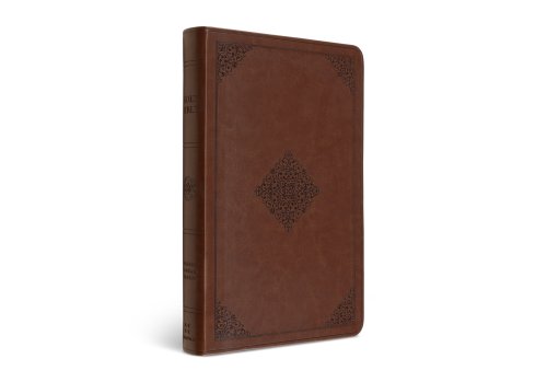 ESV Large Print Value Thinline Bible (TruTone, Tan, Ornament Design)