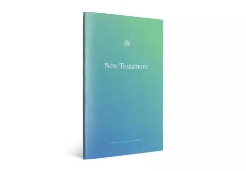 ESV Outreach New Testament, Blue Green, Paperback, Compact, Two Reading Plans