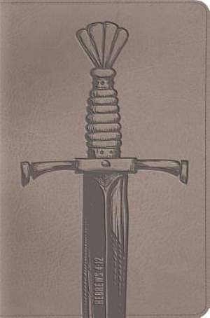 ESV Compact Bible (TruTone, Silver, Sword Design)