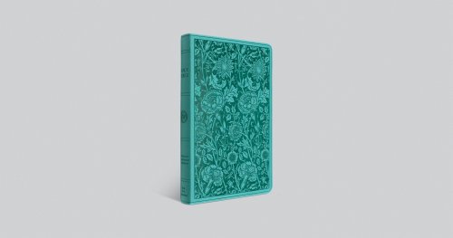 ESV Premium Gift Bible (Trutone, Teal, Floral Design)