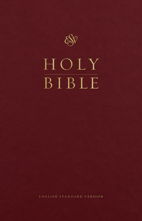 ESV Premium Pew and Worship Bible (Hardcover, Burgundy)