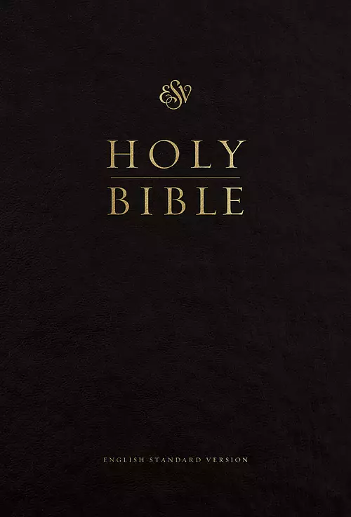 ESV Pew and Worship Bible, Black, Hardback, Large Print, Responsive Readings