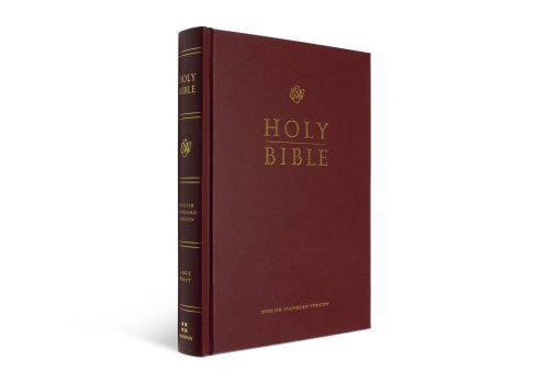 ESV Pew and Worship Bible, Large Print (Hardcover, Burgundy)