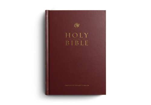 ESV Pew and Worship Bible, Large Print (Hardcover, Burgundy)