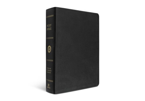 ESV Super Giant Print, Bible, Black, Leather, Maps, Ribbon Marker, Presentation Page