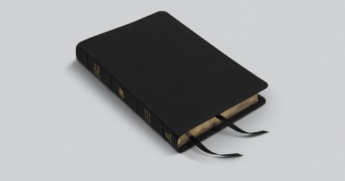 ESV Thinline, Bible, Black, Leather, Red Letter, Maps, Concordance, Ribbon Marker, Pagination Matches ESV Pew Bibles