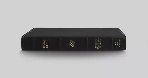 ESV Thinline, Bible, Black, Leather, Red Letter, Maps, Concordance, Ribbon Marker, Pagination Matches ESV Pew Bibles