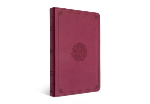 ESV Premium Gift Bible (TruTone, Raspberry, Emblem Design)