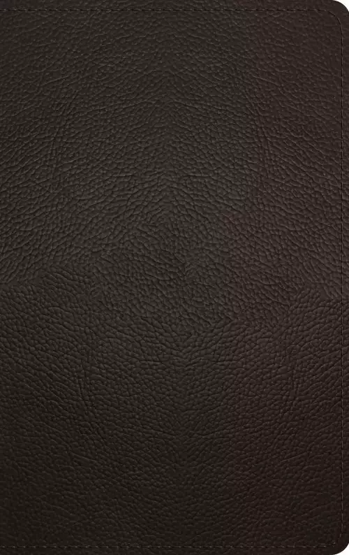 ESV Thinline Bible, Red Letter (Buffalo Leather, Deep Brown)