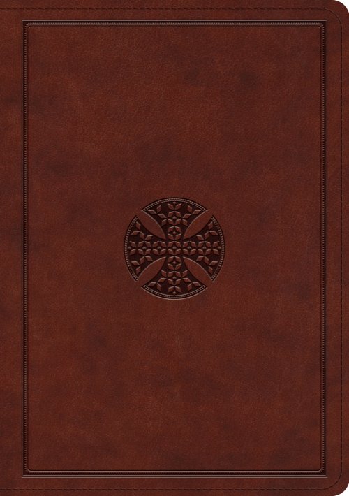 ESV Journaling Bible, Interleaved Edition (TruTone, Mahogany, Mosaic Cross Design)