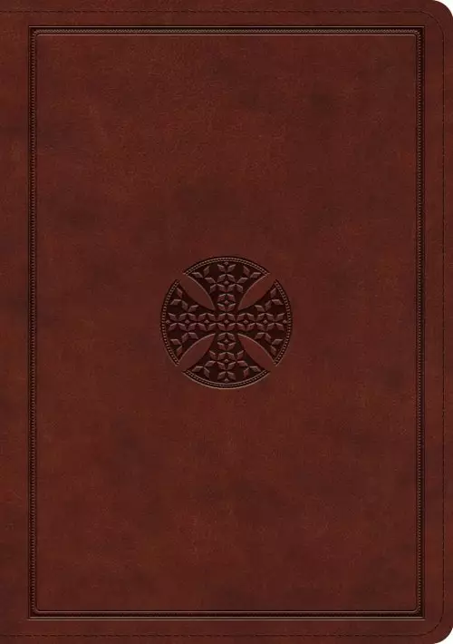 ESV Journaling Bible, Interleaved Edition (TruTone, Mahogany, Mosaic Cross Design)