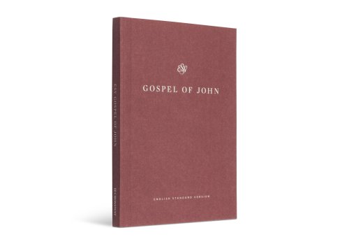 ESV Share the Good News Edition, Gospel of John, Red, Paperback, Large Print, Economy, Outreach, Book Introduction, Salvation Plan