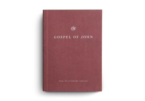 ESV Share the Good News Edition, Gospel of John, Red, Paperback, Large Print, Economy, Outreach, Book Introduction, Salvation Plan