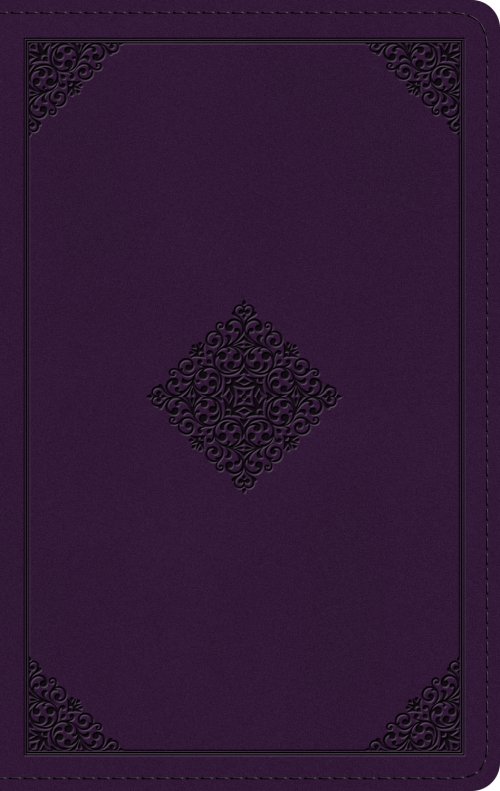 Esv Large Print Personal Size Bible (trutone, Lavender, Ornament Design 