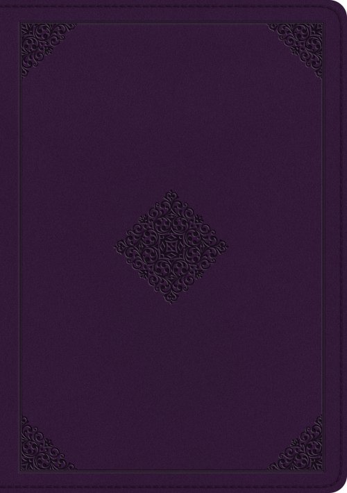 ESV Single Column Journaling Bible, Large Print (TruTone, Lavender, Ornament Design)