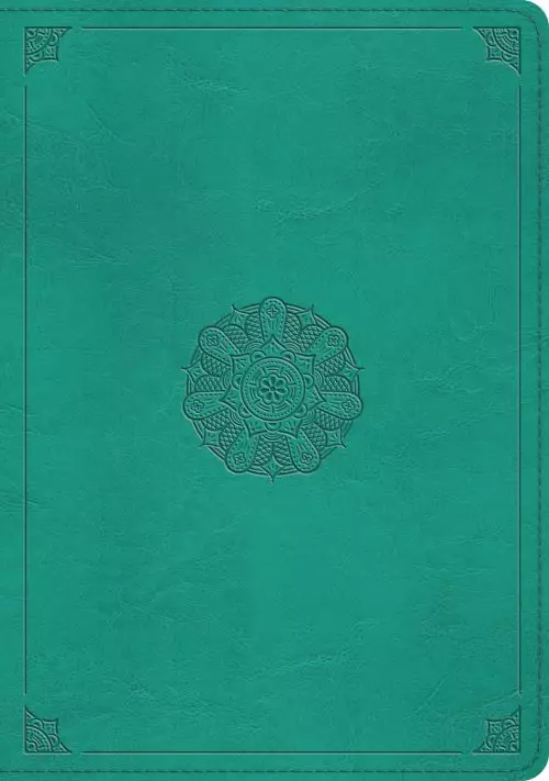 ESV Study Bible (TruTone, Turquoise, Emblem Design)