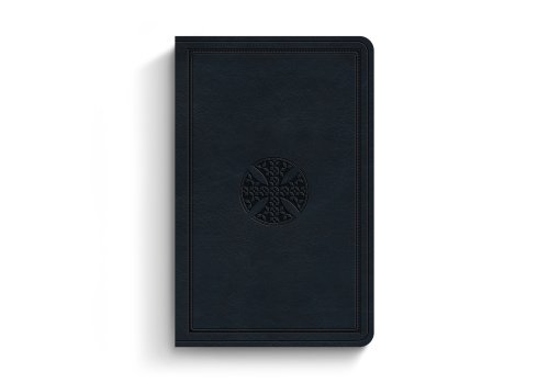 ESV Premium Gift Bible (TruTone, Navy, Mosaic Cross Design)