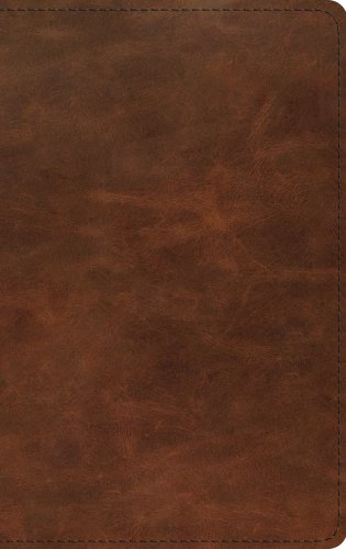 ESV Thinline Bible, Red Letter (Full Grain Leather, Deep Brown)