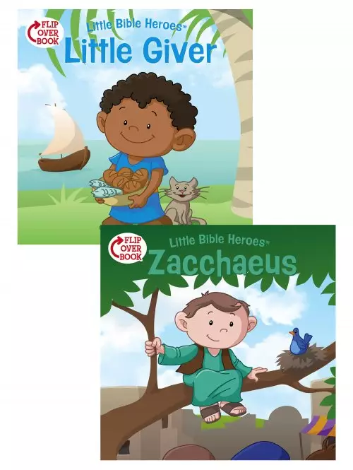 The Little Giver/Zacchaeus Flip-Over Book