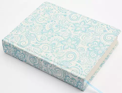 KJV Notetaking Bible, Blue Floral Cloth Over Board