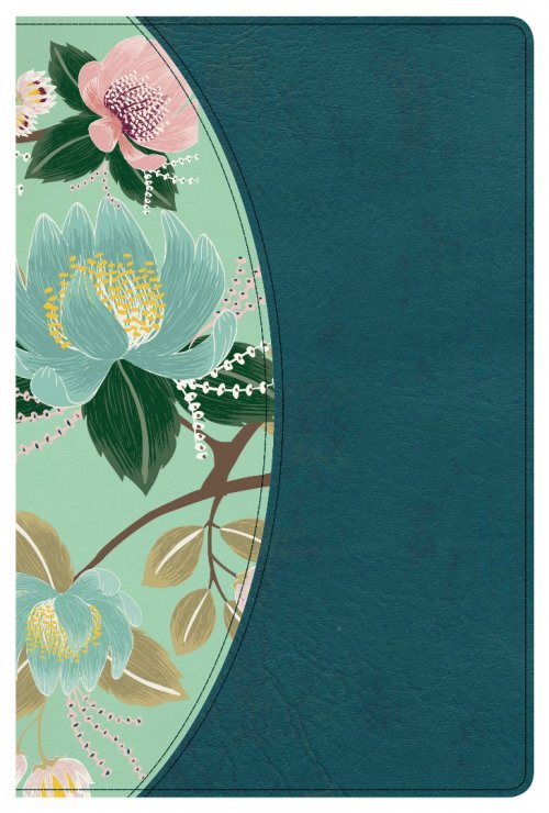 The CSB Study Bible For Women, Teal/Sage LeatherTouch, Indexed