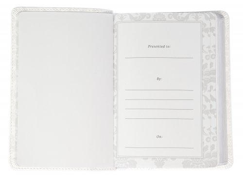 CSB Bride's Gift Bible, White, Leathertouch, Presentation Page, Gift box, Ribbon marker, Words in Red