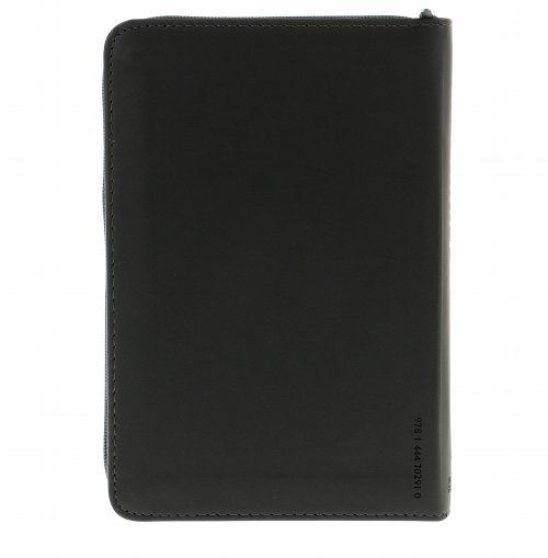 NIV Compact Bible, Charcoal, Imitation Leather, Anglicised, Slipcase, Zipped, Ribbon Marker, Presentation Page, 2011 Edition