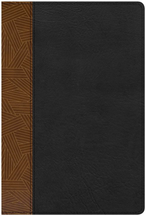 CSB Rainbow Study Bible, Black/Tan LeatherTouch, Indexed