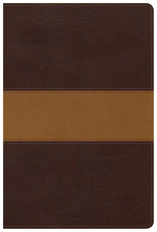 CSB Disciple's Study Bible, Brown/Tan LeatherTouch