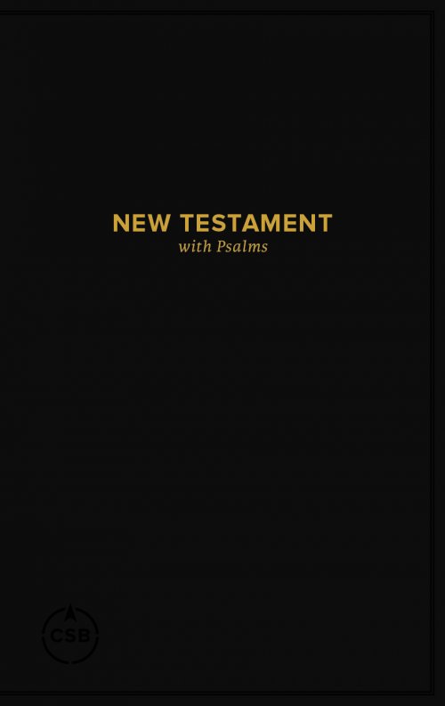 CSB Pocket New Testament with Psalms, Black Trade Paper