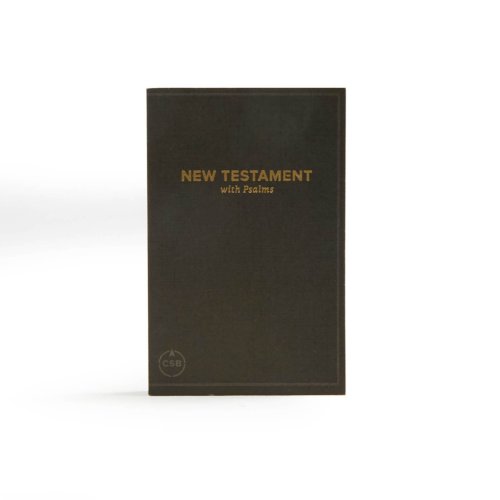 CSB Pocket New Testament with Psalms, Black Trade Paper