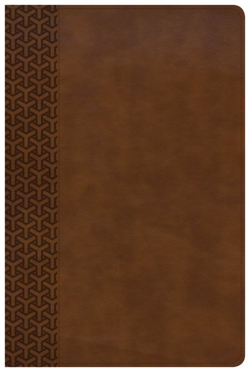 CSB Everyday Study Bible, British Tan LeatherTouch