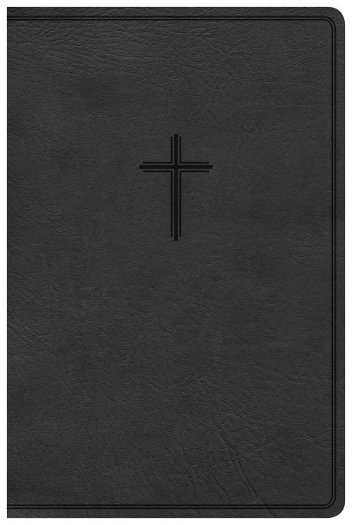 CSB Everyday Study Bible, Charcoal, Imitation Leather, Maps, Concordance, Presentation Page, Ribbon Marker