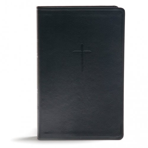 CSB Everyday Study Bible, Charcoal, Imitation Leather, Maps, Concordance, Presentation Page, Ribbon Marker