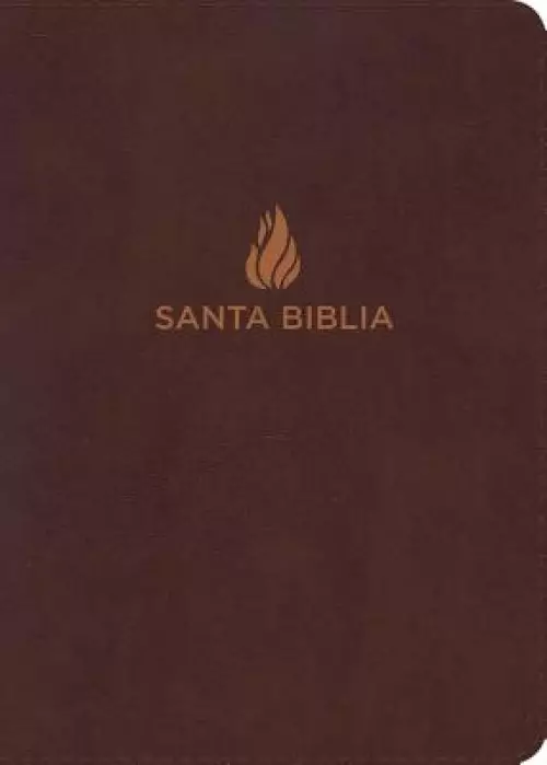 NVI Biblia Letra Súper Gigante, marrón piel fabricada