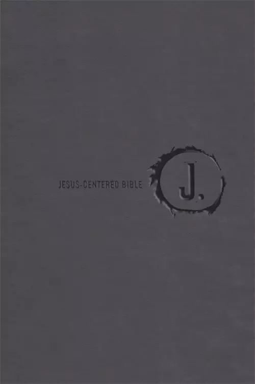 NLT Jesus-Centered Bible, Charcoal