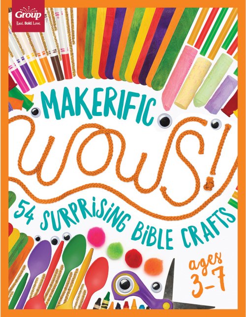 Maker-ific WOWS! 54 Surprising Bible Crafts (3-7yrs)