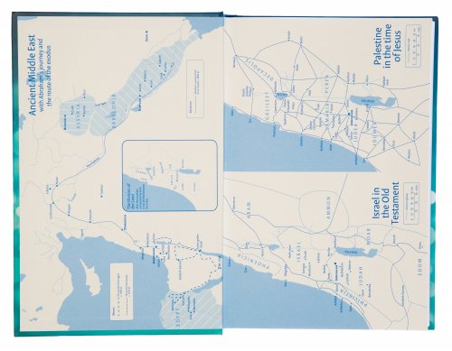 NIV Large Print Bible, Blue, Hardback, Maps, Shortcuts, Events and People of the Bible, Reading Plan and Bible Guide, Quick Links, British Spelling