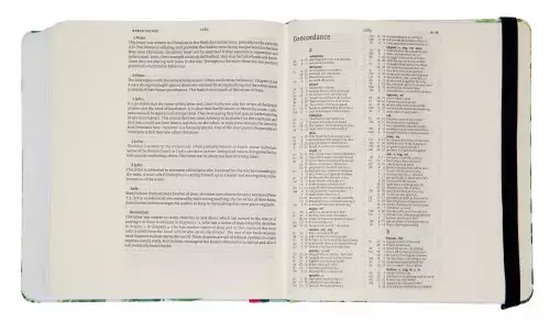 NIV Bible for Verse-Mapping, White, Hardcover, Extra-Wide Margins, 32 Verse-Mapping Pages, Ribbon Marker, Concordance and Shortcuts