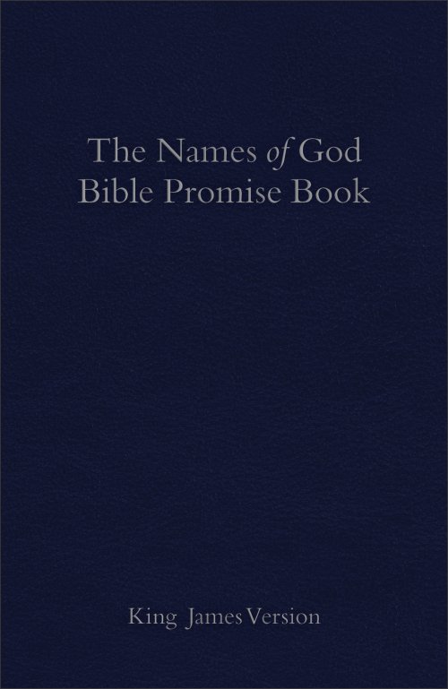 The KJV Names of God Bible Promise Book, Blue Imitation Leather