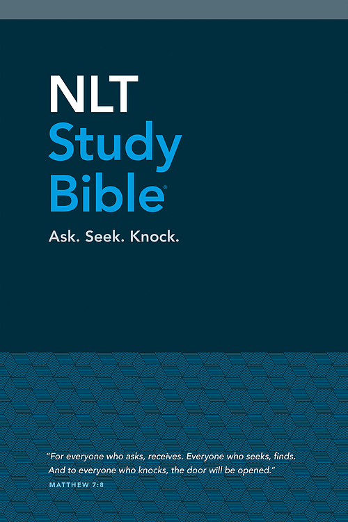 NLT Study Bible, Blue, Hardback, 300+ Articles, 25,000+ Study Notes, Charts & Maps, Cross-References, Character Profiles, Greek & Hebrew Word Studies