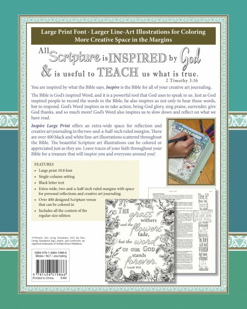 NLT Inspire Bible Large Print