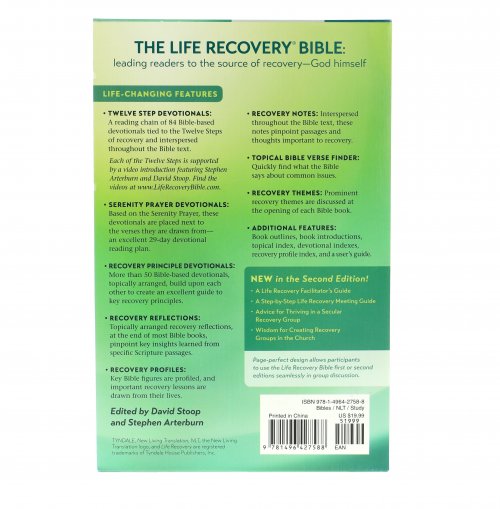 NLT Life Recovery Bible Personal Size