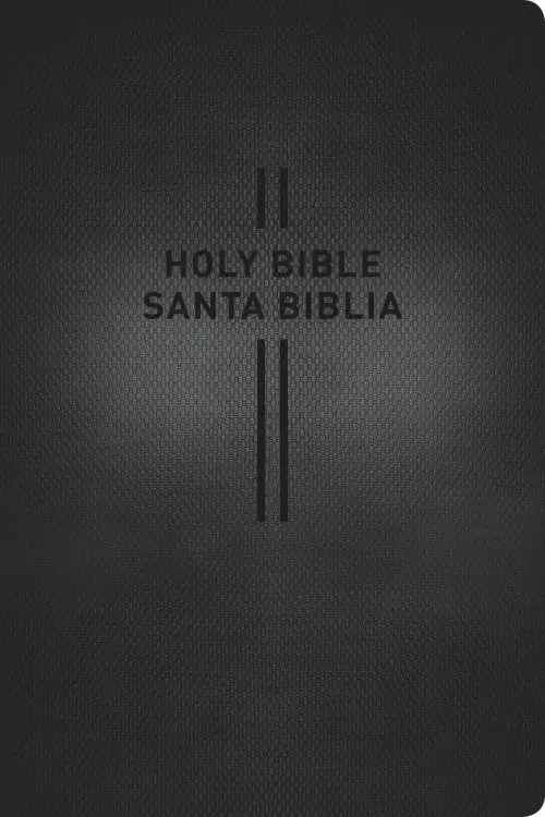 Bilingual Bible / Biblia bilingüe NLT/NTV (LeatherLike, Black)