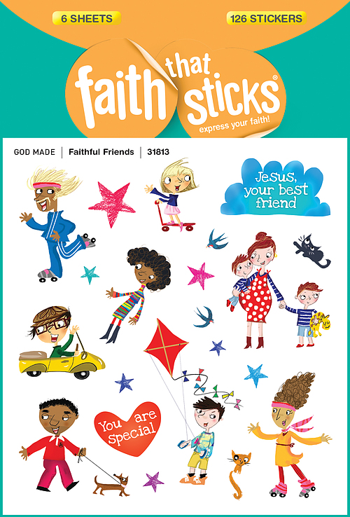 Faith That Sticks - Faithful Friends Stickers