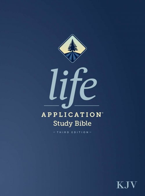 KJV Life Application Study Bible, Navy, Hardback, Third Edition, Red Letter, Study Notes, Bible People Profiles, Book Introductions, Maps, Charts, Concordance, Christian Worker's Resource