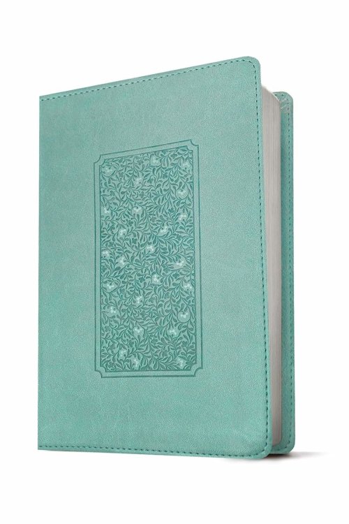 KJV Life Application Study Bible, Third Edition (LeatherLike, Floral Frame Teal, Red Letter)