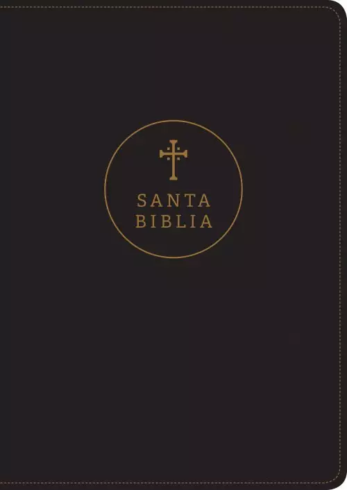 Santa Biblia RVR60, Edición de referencia ultrafina, letra grande (SentiPiel, Negro, Letra Roja)